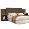 Cabeceira Aurora para Cama Box Casal/queen 140/160cm com Mesa de Cabeceira de Mdf - 4