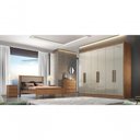 Ver imagem 1 de Guarda Roupa Casal 100% Mdf 6 Portas 6 Gavetas Rizon -cumaru-fendi Móveis Novo Horizonte