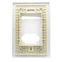 Ver imagem 2 de Placa 4x2 com 1 Interruptor e 1 Tomada com Suporte - Rvb-1300/78 - Ravenna Placa 4x2 1 Interruptor 1