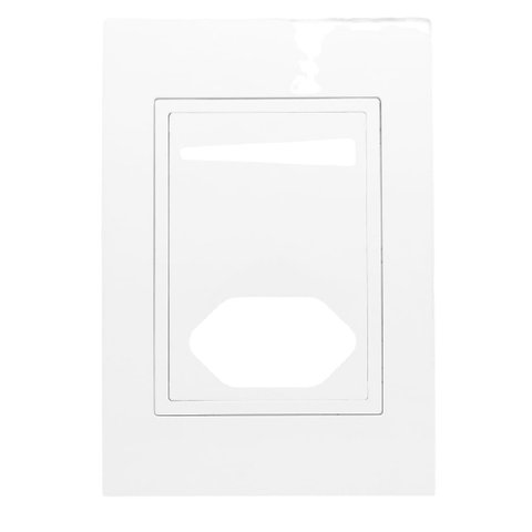 Placa 4x2 com 1 Interruptor e 1 Tomada com Suporte - Rvb-1300/78 - Ravenna Placa 4x2 1 Interruptor 1