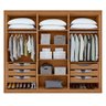 Guarda-roupa Casal Solaris 6 Portas com Vidro 100% Mdf - 2