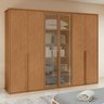 Guarda-roupa Casal Solaris 6 Portas com Vidro 100% Mdf - 1