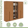 Guarda-roupa Casal Solaris 6 Portas com Vidro 100% Mdf - 10