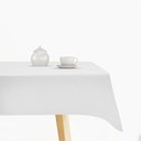 Ver imagem 2 de Toalha Mesa Retangular Oxford 6 Lugares 200x135 Admirare - Branco