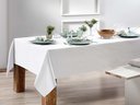 Ver imagem 1 de Toalha Mesa Retangular Oxford 6 Lugares 200x135 Admirare - Branco