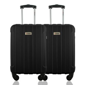 Kit Duas Malas de Bordo Rígidas 360º - Gladiador A1 Cor:preto