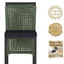 Ver imagem 3 de Mesa Bistro e 2 Banquetas Roma Preta Corda Náutica 12 Trama Original