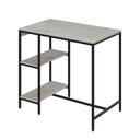 Ver imagem 1 de Mesa Bistrô 100x60x92cm C-02banquetas Tub Tucjbi1060.2b Snow Est.preta Snow - Est.preta