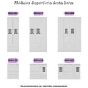 Ver imagem 6 de Guarda-roupa Infantil 62cm 2 Portas com Vidro e 2 Gavetas Teddy Multimóveis Mp4486 Branco Branco