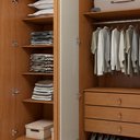 Ver mais imagens de Guarda Roupa  Ollie 6 Portas 6 Gavetas 6 Prateleiras 100% MDF com Espelho e com Pés