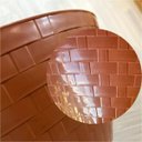 Ver imagem 6 de 24 Vaso Meia Lua Rattan Jardim Horta Vertical 1 L Duas Cores