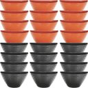 Ver imagem 1 de 24 Vaso Meia Lua Rattan Jardim Horta Vertical 1 L Duas Cores