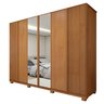 Guarda Roupa  Ollie 6 Portas 6 Gavetas 6 Prateleiras 100% MDF com Espelho e com Pés  - 3