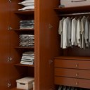 Ver mais imagens de Guarda Roupa  Ollie 6 Portas 6 Gavetas 6 Prateleiras 100% MDF com Espelho e com Pés 