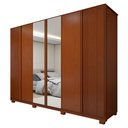 Ver imagem 3 de Guarda Roupa  Ollie 6 Portas 6 Gavetas 6 Prateleiras 100% MDF com Espelho e com Pés 