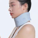 Ver imagem 7 de Colar Cervical Ortopedico Pesçoco Coluna Postura Dor Entorse Tensao Viagem Carro Aviao Ajustavel Mac