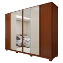 Ver imagem 3 de Guarda Roupa  Ollie 6 Portas 6 Gavetas 6 Prateleiras 100% MDF com Espelho e com Pés