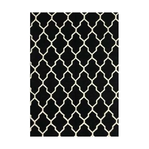 Tapete Kilim Geo 154x245 Preto 469