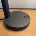 Ver imagem 4 de Abajur de Mesa Inclinado Interruptor Globo Vidro 12cm Lampada Branco Frio Decoração Casa