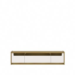 Rack para TV até 75 Polegadas Osborn (221cm) - Off White/Freijó - 3