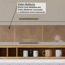 Ver imagem 6 de Armário de Cozinha com Balcão e Tampo 11 Portas 4 Gavetas Pérola 100% Mdf Vidro Reflecta Amêndoa/off