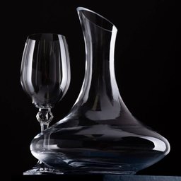 2 Jarras Decanter para Vinho Vidro 1,5 Litros Wolff Decantador para Adegas Bares - 5