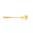 Ver imagem 3 de Cj 4 Colheres Aço Inox para Chá Heart Dourado