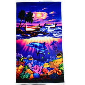 Toalha para Praia Verão e Piscina:golfinho