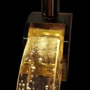 Ver imagem 4 de Pendente de Cristal 15cm Dourado 3000k- Sindora Dcd02139