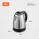 Ver imagem 6 de Chaleira Elétrica Mondial Premium 2l com Desligamento Automático 1200w Inox 220v - Ce-06