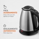Ver imagem 5 de Chaleira Elétrica Mondial Premium 2l com Desligamento Automático 1200w Inox 220v - Ce-06