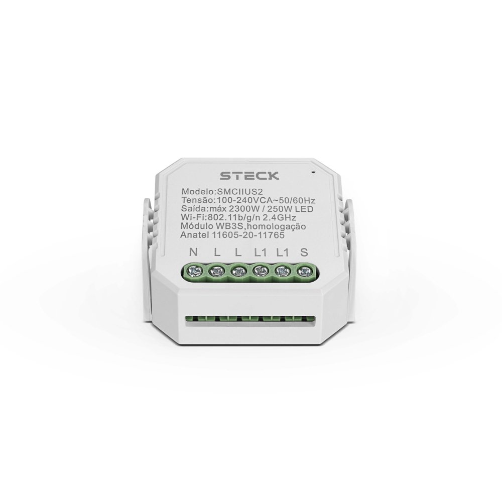 Modulo para Interruptor inteligente Mini Compatível Alexa Steck