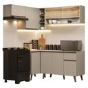 Ver imagem 2 de Cozinha Completa Nice 8 Portas 1 Gaveta MDP 325cm Crema Madesa