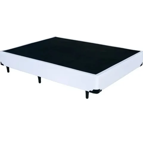 Base Box Casal Sintético Branco