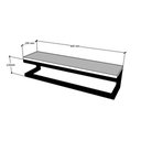 Ver imagem 3 de Toalheiro para Banheiro Mdf Branco 60cm