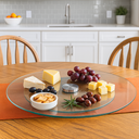 Ver imagem 2 de Centro de Mesa Giratório Vidro Tábua de Frios Petiscos Doces