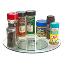 Ver mais imagens de Centro de Mesa Giratório Vidro Tábua de Frios Petiscos Doces