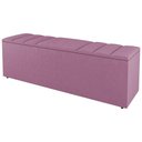Ver imagem 2 de Cabeceira E Baú Cama Box Queen Size Grace 160cm Suede Rosa