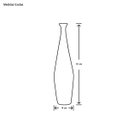 Ver imagem 2 de Dupla Vaso de Chão Cinza para Decoração de Cerâmica Faenza Chumbo