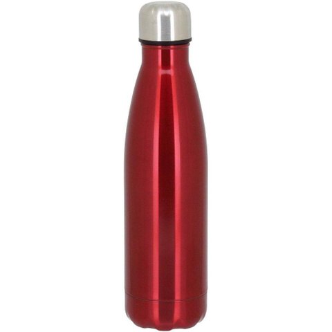 Mijia Garrafa Térmica 27x7x7cm 500ml Inox Vermelho Parede Dupla