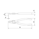 Ver imagem 3 de Alicate para Anéis Interno Curvo 12" Tramontina Pro Tramontina