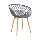 Ver imagem 1 de Mesa de Jantar 4 Lugares Natural Jade 90cm e Kit 4 Cadeiras Clarice D03 - D'Rossi