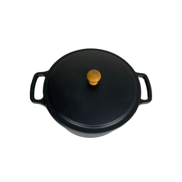 Panela De Ferro Nº22 Com Tampa De Ferro - 3