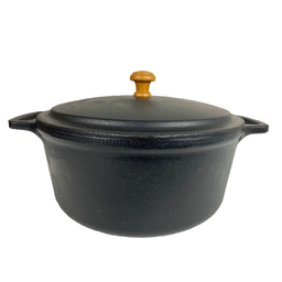 Panela De Ferro Nº22 Com Tampa De Ferro - 1