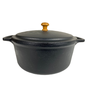 Panela De Ferro Nº22 Com Tampa De Ferro