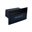 Ver imagem 1 de Caixa de Correio Cartas para Muro Detras Preta 15x23x30cm