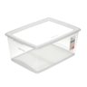 Caixa Organizadora Plástica Cristal 30l My Closet Ordene - 1