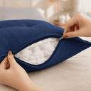 Ver imagem 4 de Almofada Encosto Triangular Cama Leitura Cabeceira Suede