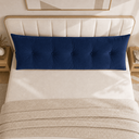 Ver imagem 2 de Almofada Encosto Triangular Cama Leitura Cabeceira Suede