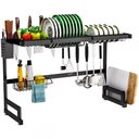 Ver imagem 4 de Escorredor Organizador de Louça Modular Suspenso Preto